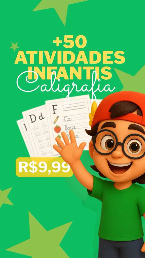 50 Atividades de Caligrafia